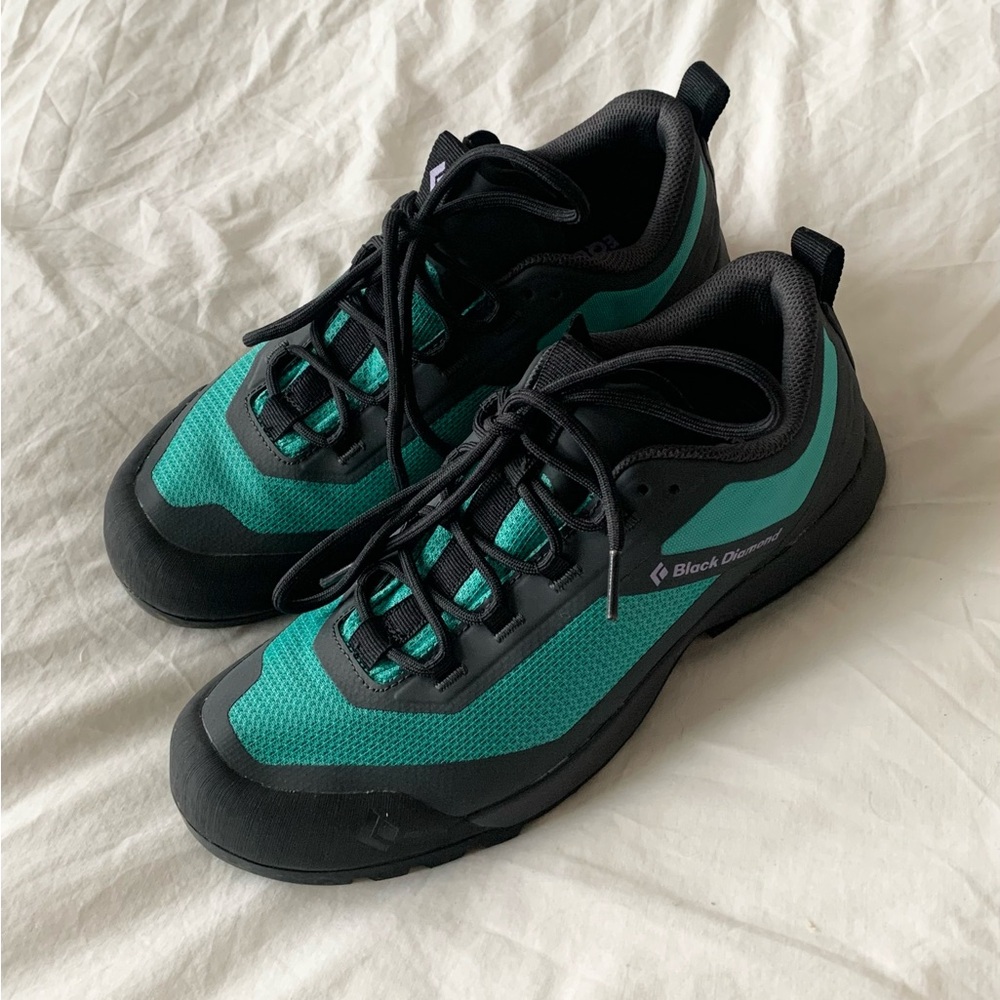 Black Diamond Mission LT 2.0 Hiking Turquoise and Black Trail Shoes 8.5